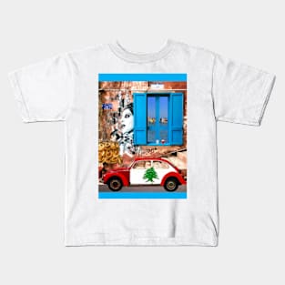 Beetle car lebanon fairuz Kids T-Shirt